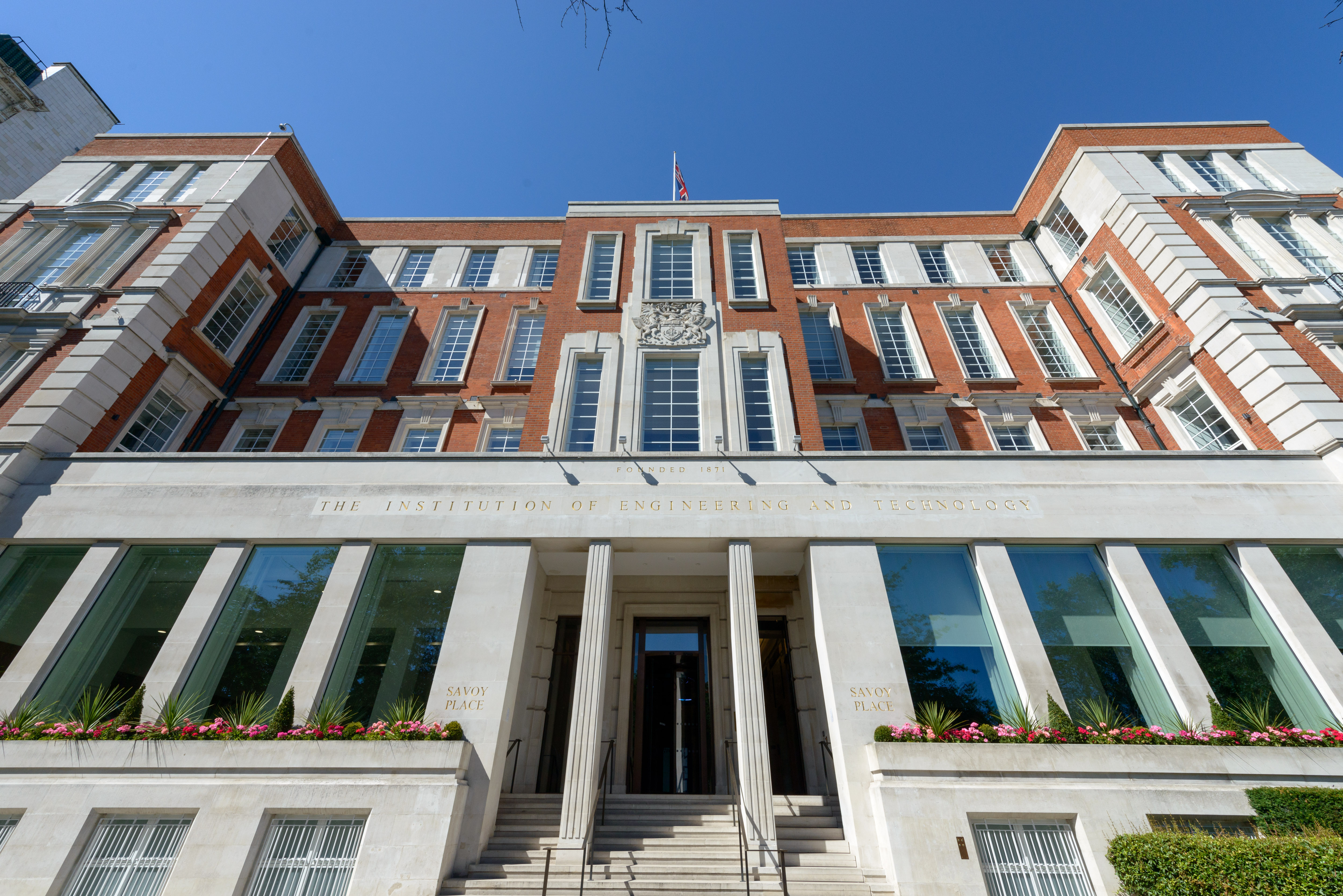 External of IET, Savoy Place, London