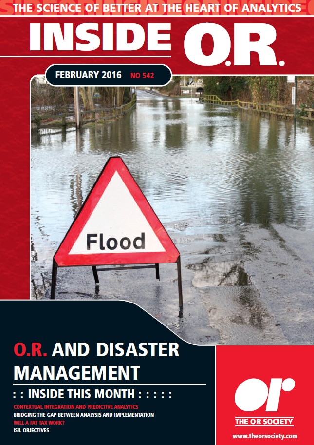 Front cover of Inside OR magazine February 2016