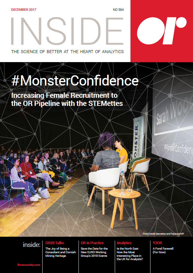 Front cover of Inside OR magazine December 2017