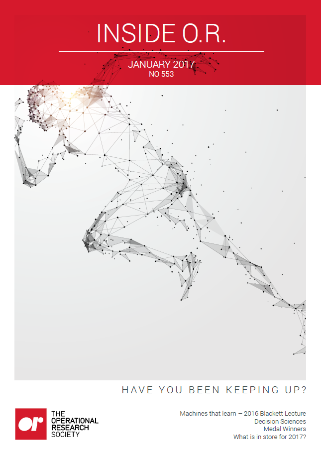 Front cover of Inside OR magazine January 2017