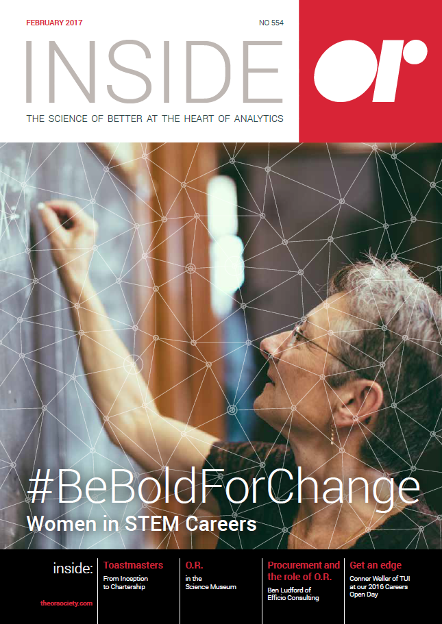 Front cover of Inside OR magazine February 2017