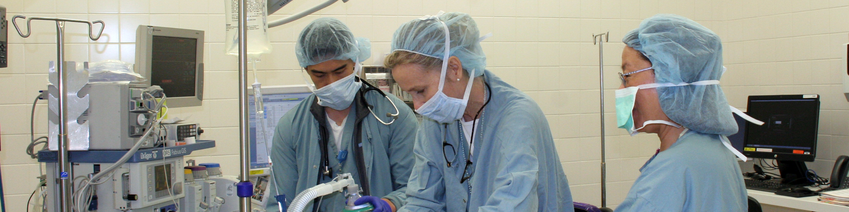 Photograph of surgery in theatre