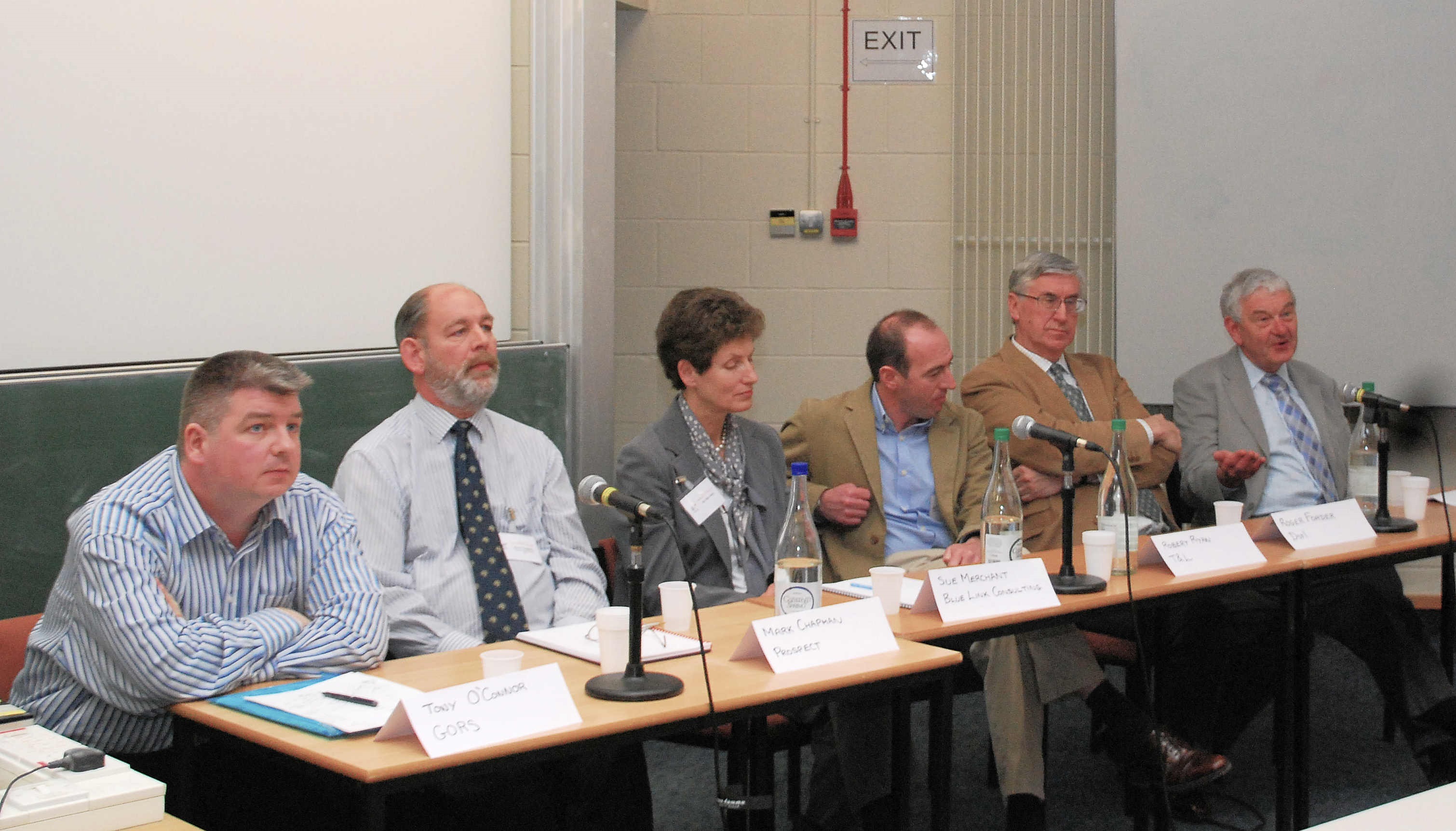 Accreditation panel - six people