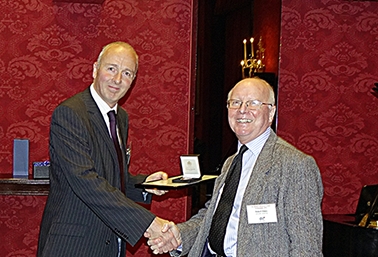 Robert Fildes winner of 2014 Beale Medal with Stewart Robinson