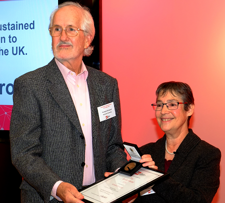 Richard Ormerod winner of 2016 Beale Medal with Ruth Kaufman