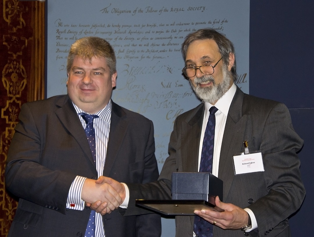 Tony O'Connor being awarded Companion of OR 2010 with Richard Eglese