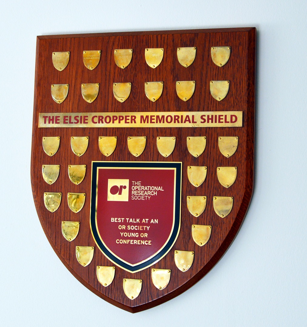 The Elise Cropper Memoiral Shield of The OR Society