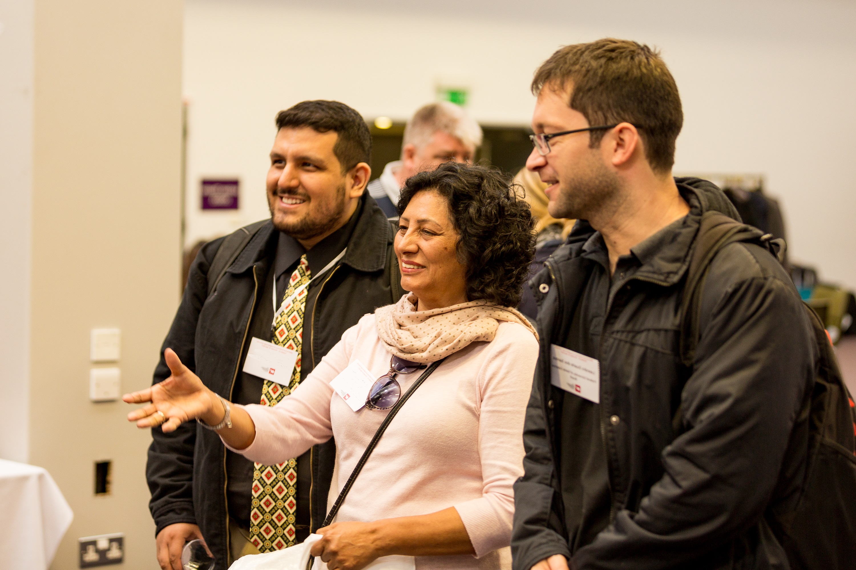 Diverse delegates in discussion at OR59