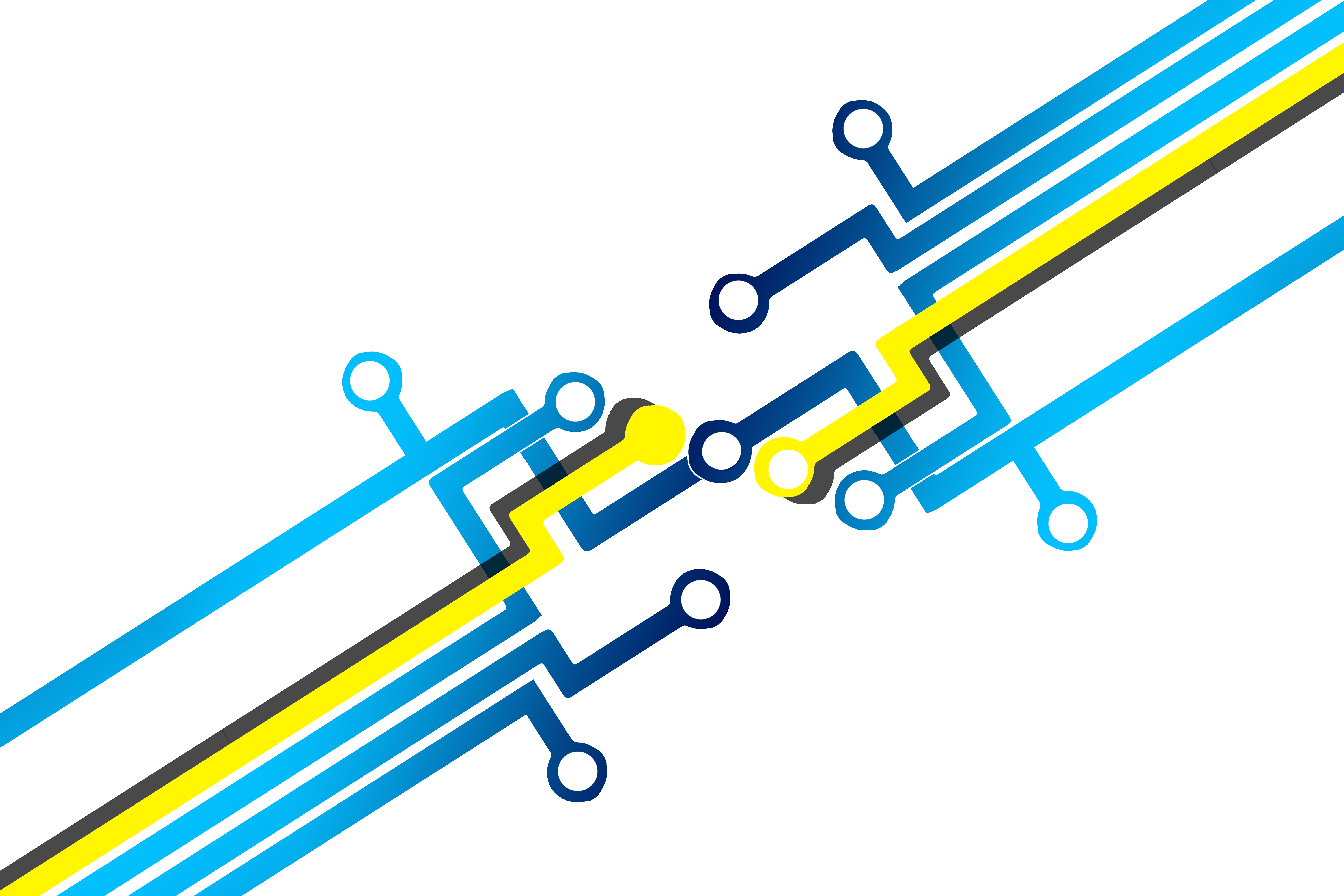 Graphic of electrical circuit board