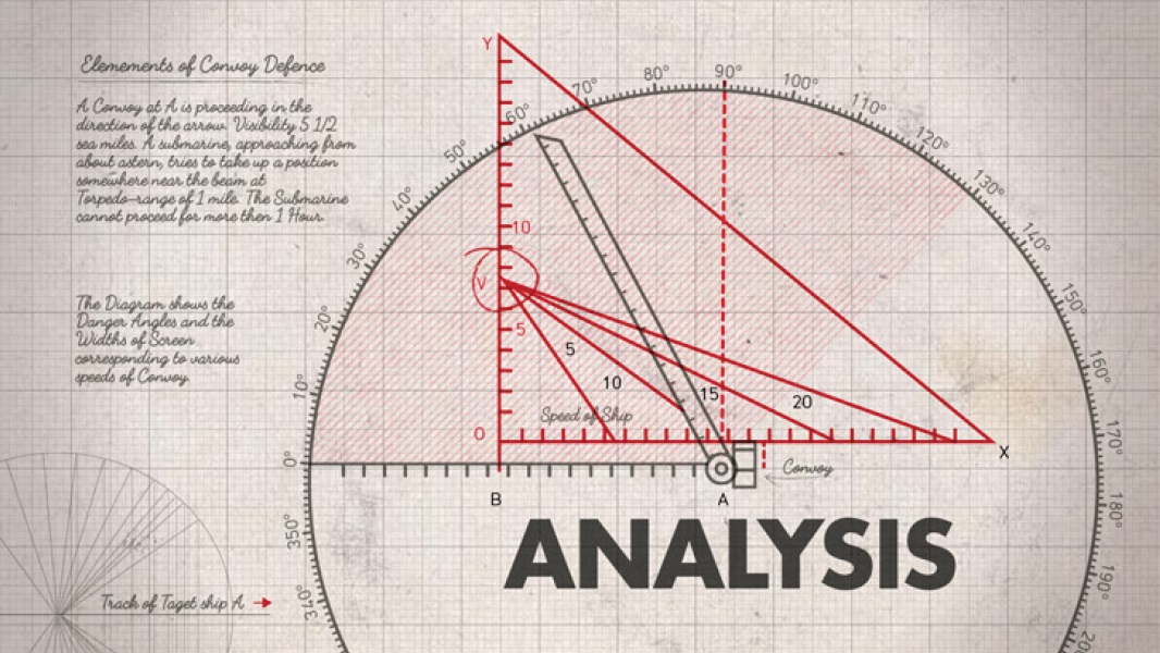 A recreation of genuine wartime graphs and calculations