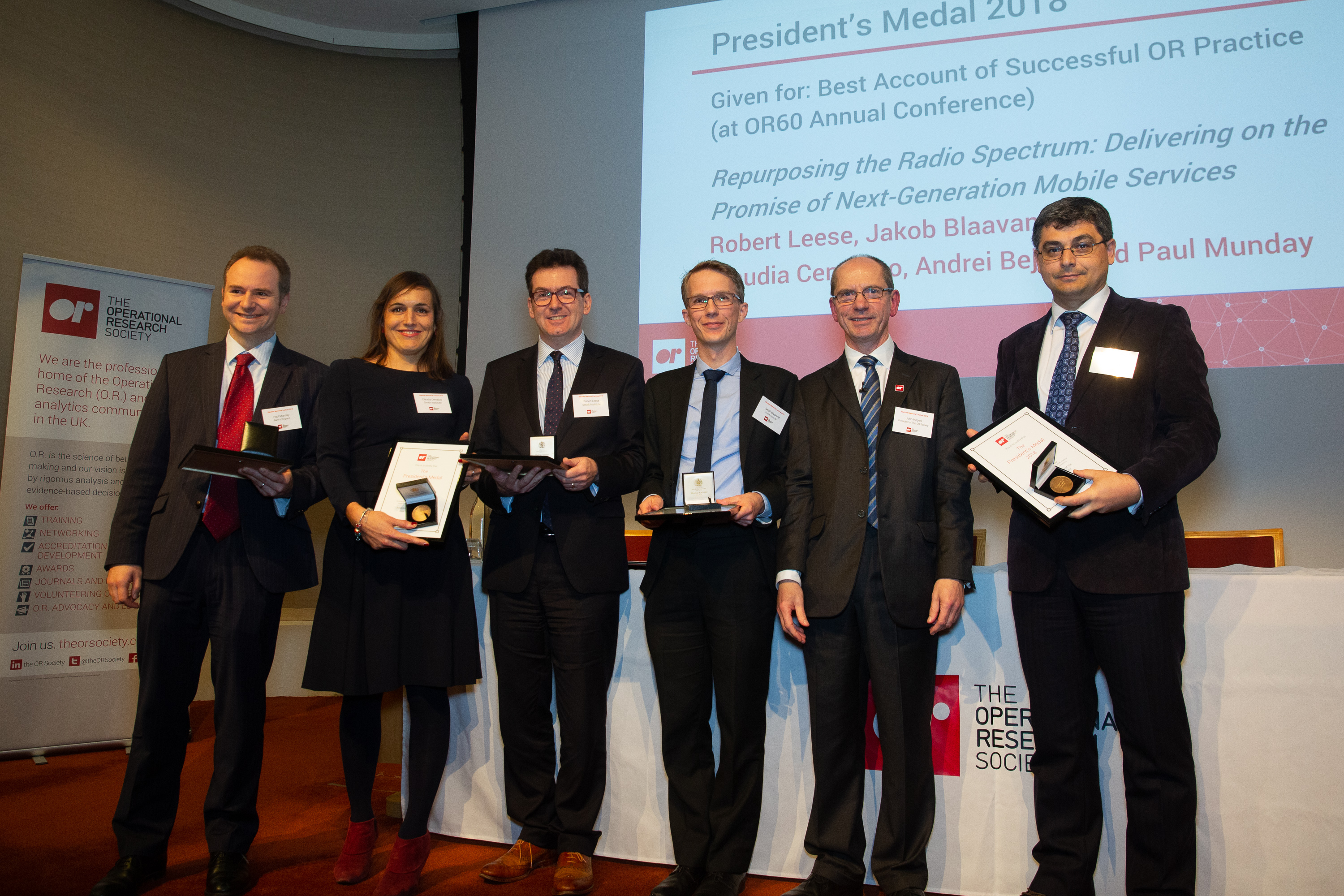 Winners of 2018 President's Medal