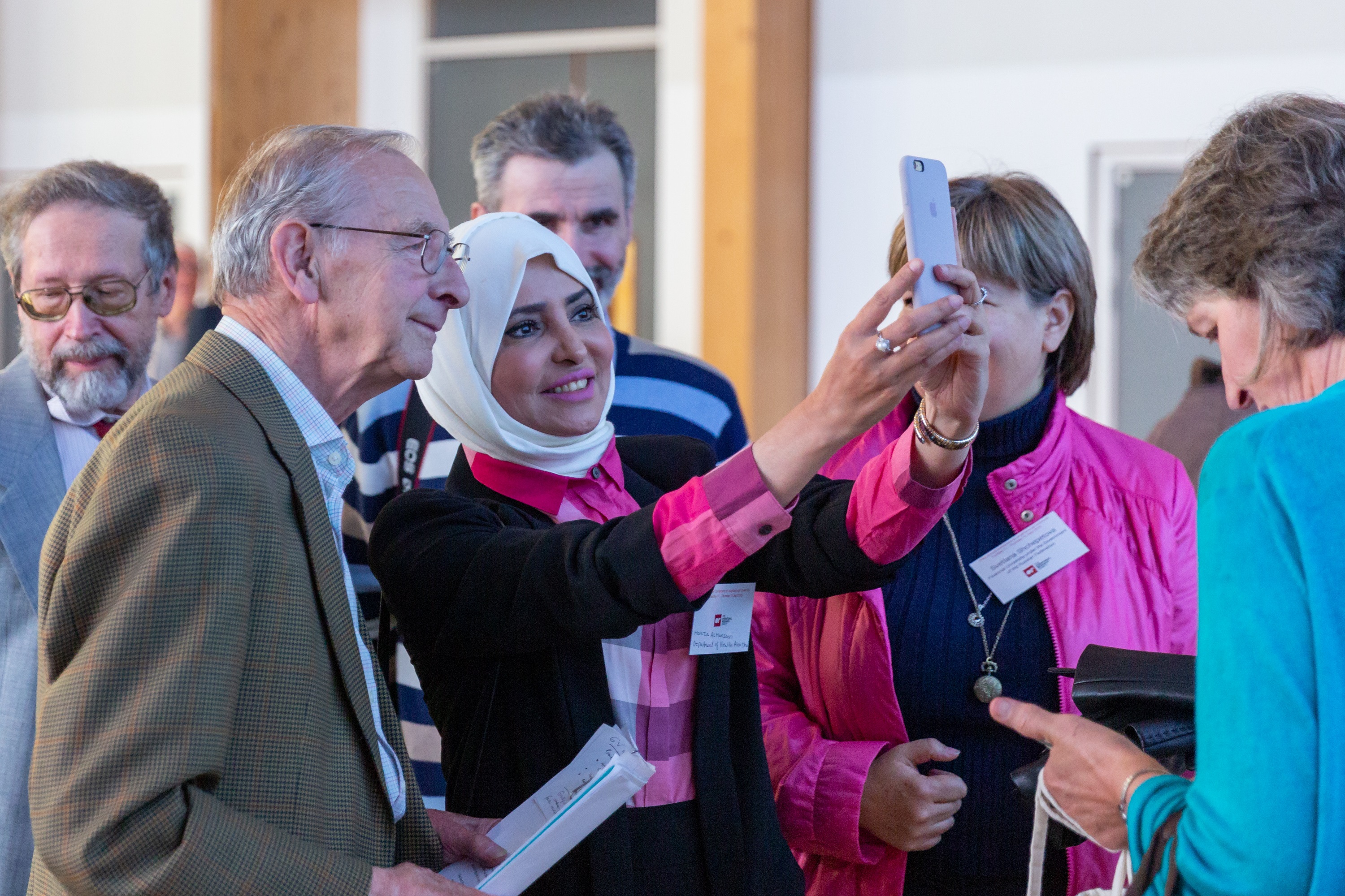 Selfie with Peter Checkland