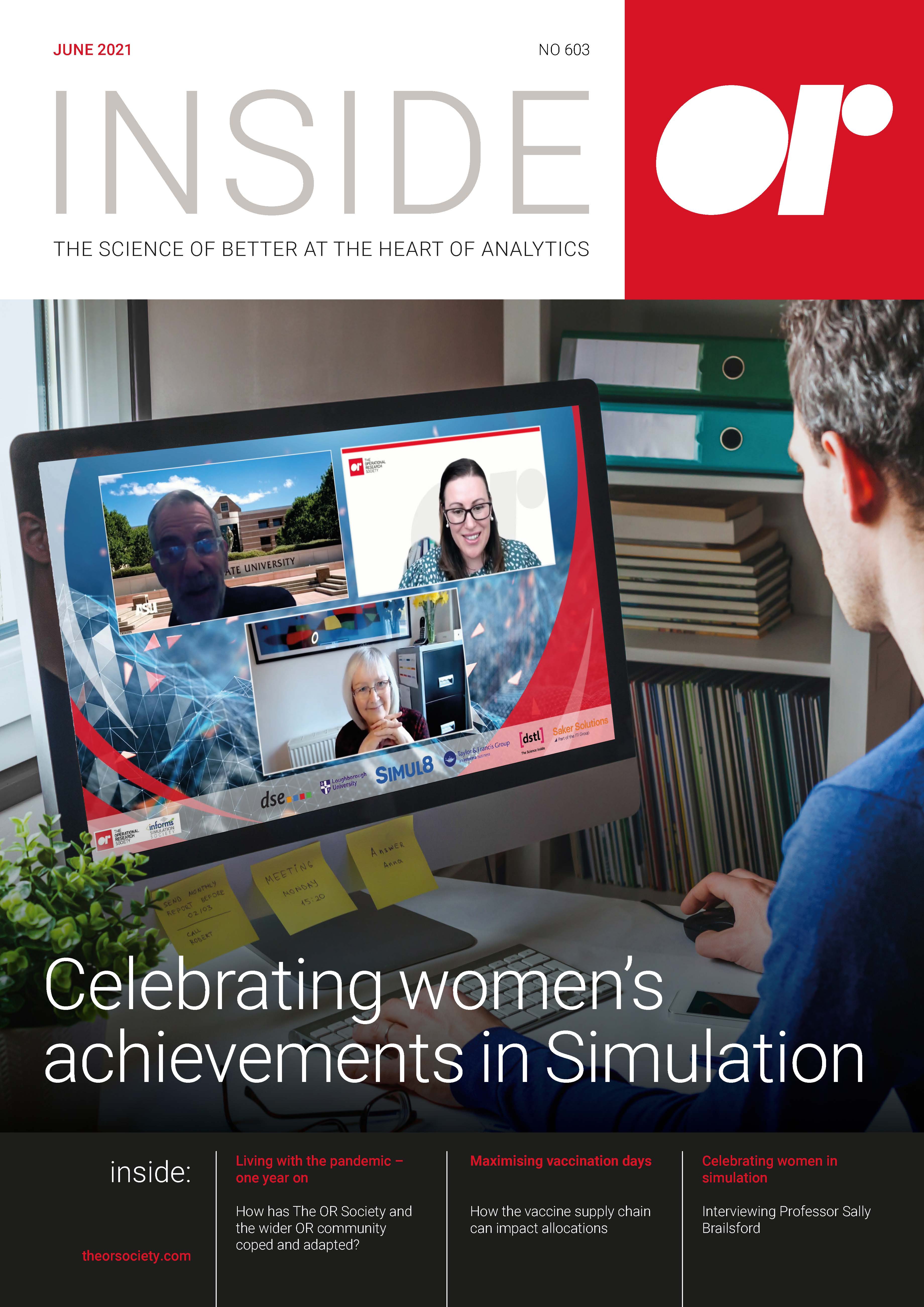 Front cover for June 2021 issue of Inside OR