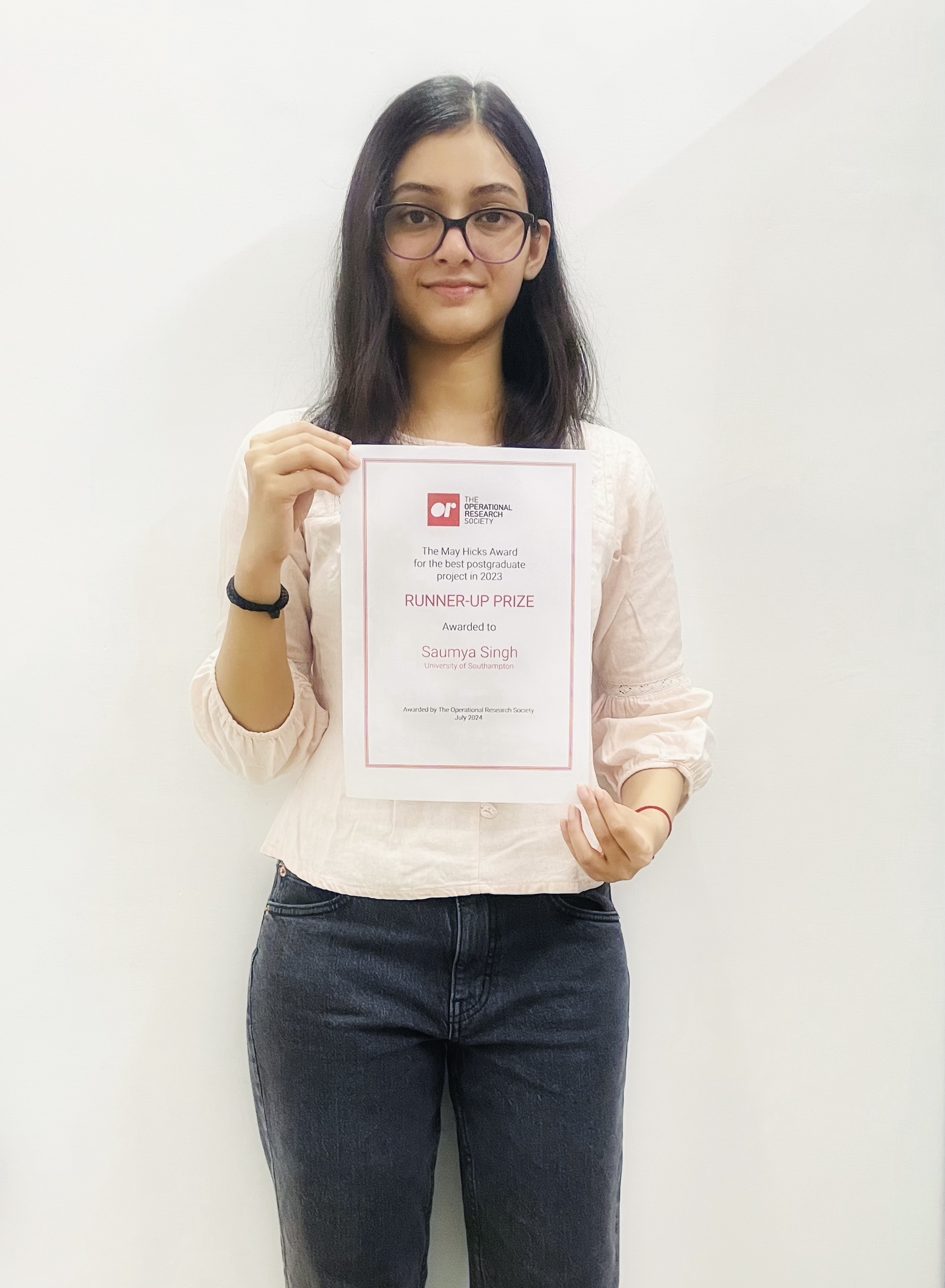 OR Saumya Certificate